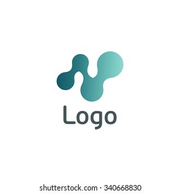 Logo. Vector. Abstract shape.