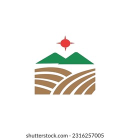 logo vector agriculture green design