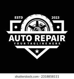 logo vector for auto repair, auto parts.