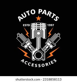 logo vector for auto repair, auto parts.