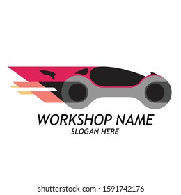 logo vector of automotive workshop 