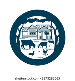 Logo vector for Barn Animal