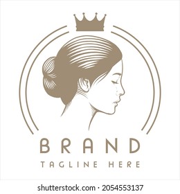 Logo in vector for beauty salon
