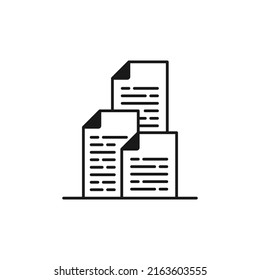 Logo Vector for Building Document