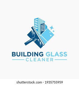 Logo Vector For Building Glass Cleaner