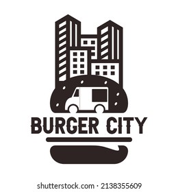 Vector de logotipos para la ciudad de Burger