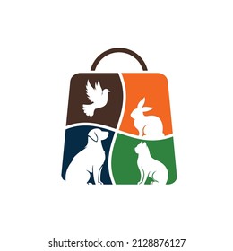 Vector de logotipos para mascotas de carreta
