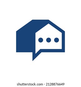 Logo Vector for Chat Home