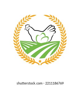 Logo Vector for Chicken Farm