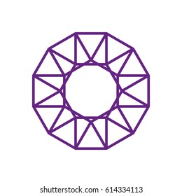Logo vector circular structure
