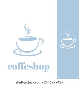 Logo vector coffeshop simple and modern