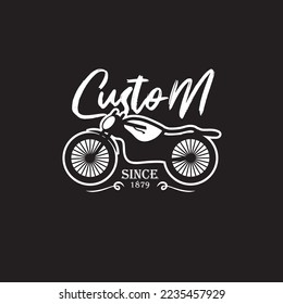 logo vector custom motorbike for your bussines