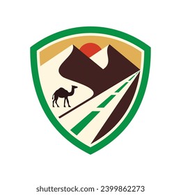 Logo Vector for Desert Camel
