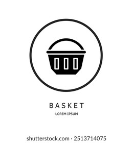 Logo vector design for business. Basket logos.