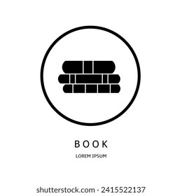 Logo vector design for business. Book logos.