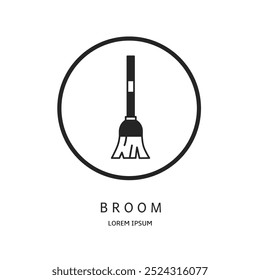Logo vector design for business. Broom logos.