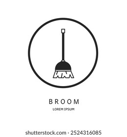 Logo vector design for business. Broom logos.