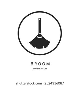 Diseño de Vector de logotipo para negocios. Logos de escoba.