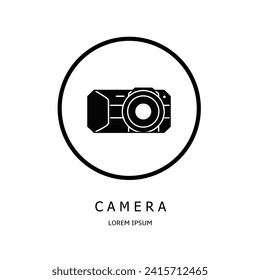 Logo vector design for business. Camera logos.