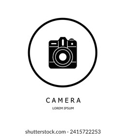 Logo vector design for business. Camera logos.