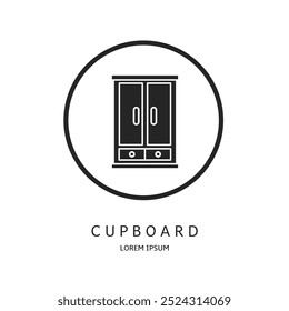 Logo vector design for business. Cupboard logos.