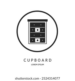 Design vetorial de logotipo para empresas. Logotipos de armário.