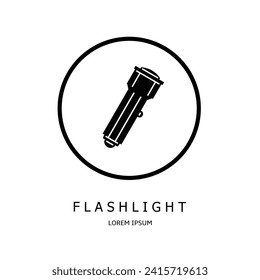 Logo vector design for business. Flashlight logos.