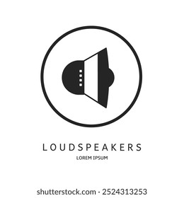 Diseño de Vector de logotipo para negocios. Logotipos de los altavoces.