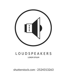 Diseño de Vector de logotipo para negocios. Logotipos de los altavoces.