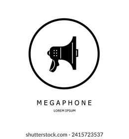 Logo vector design for business. Megaphone logos.