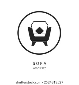 Logo vector design for business. Sofa logos.