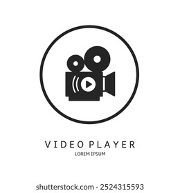 Diseño de Vector de logotipo para negocios. Video Logotipos de los jugadores.
