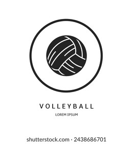 Logo vector design for business. Volleyball logos.