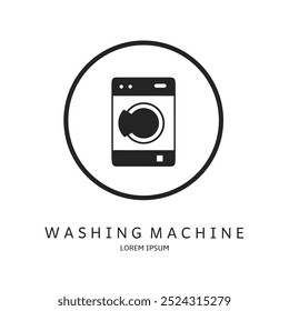 Logo vector design for business. Washing machine logos.