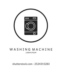 Logo vector design for business. Washing machine logos.
