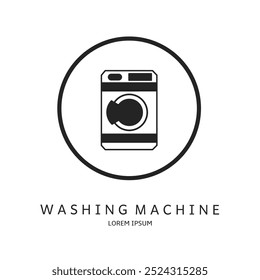 Logo vector design for business. Washing machine logos.