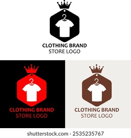 Diseño de logotipo para tienda de ropa. Logotipo de la marca de ropa