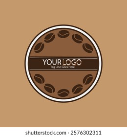 Logo vector design coffee logo