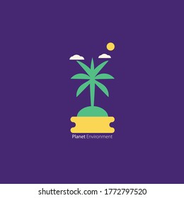 logo vector design concept environment