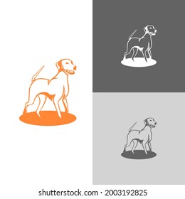 Logo Vector Design Dog Animals