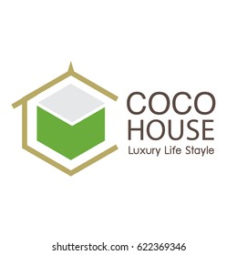Logo Vector Design : House and Nature