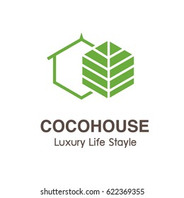 Logo Vector Design : House and Nature