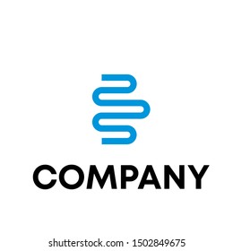 logo vector design letter S