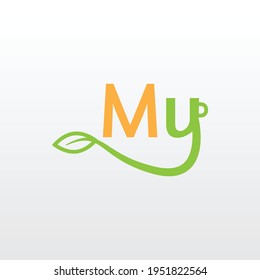 logo vector design of My tea. Suitable for your business, company, project, etc.