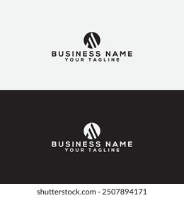 A logo vector design template.letter logo maker. Circle letter logo. A Letter vector Logo Design with Creative Paper Cut and Serif Font. Business icon design.