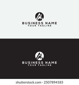 A logo vector design template.letter logo maker. Circle letter logo. A Letter vector Logo Design with Creative Paper Cut and Serif Font. Business icon design.