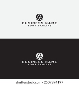 A logo vector design template.letter logo maker. Circle letter logo. A Letter vector Logo Design with Creative Paper Cut and Serif Font. Business icon design.