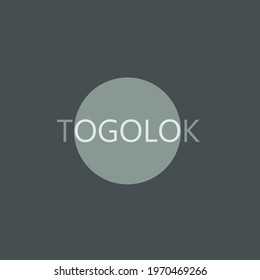 Logo vector design. TOGOLOK vector illustration