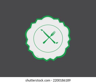  diseño vectorial de logotipo restaurante vegetariano