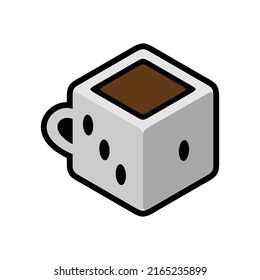 Logo Vector for Dice Coffe